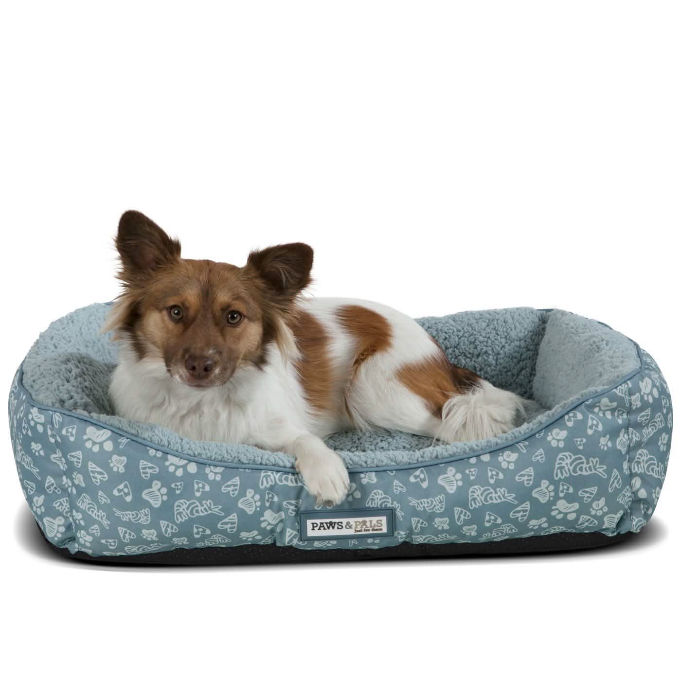 Paws &amp; Pals Print Pet Bed