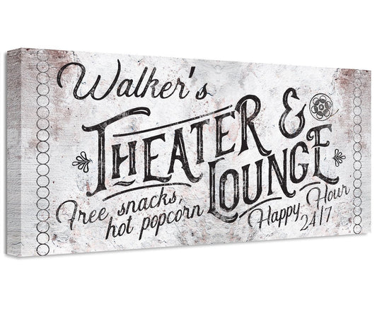 Personalized - Theater & Lounge - Canvas