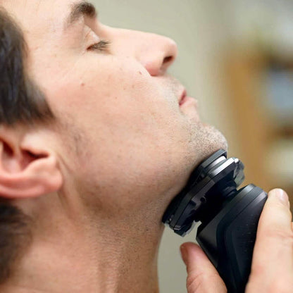 Philips Wet &amp; Dry Shaver 5000 with SkinIQ Tech + Shave Heads, Charging &amp; Cleaning Base (Refurbished)