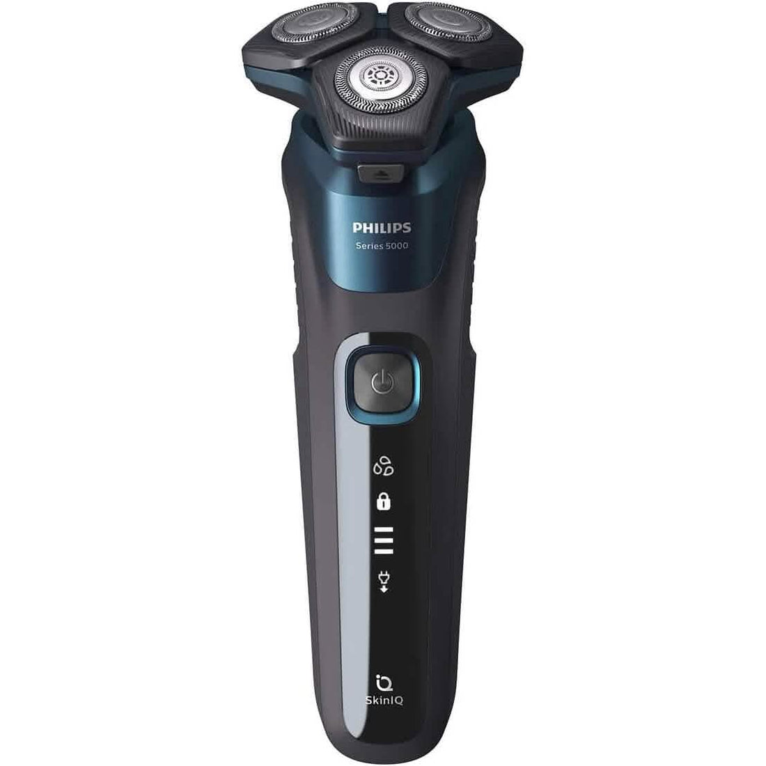 Philips Wet &amp; Dry Shaver 5000 with SkinIQ Tech + Shave Heads, Charging &amp; Cleaning Base (Refurbished)