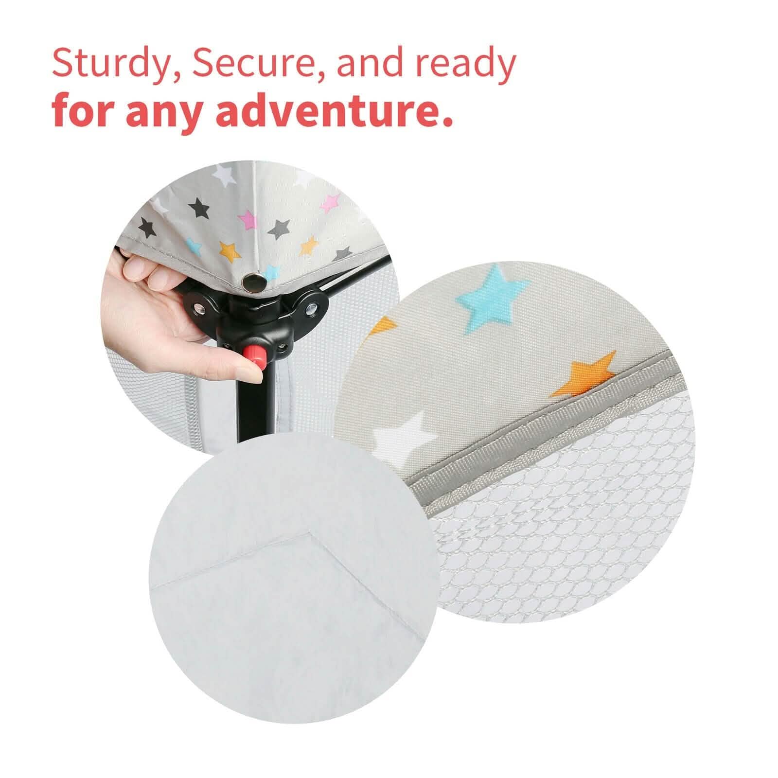 Portable Folding Playard for Babies, Toddler Indoor &amp; Outdoor Play