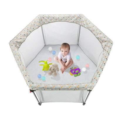 Portable Folding Playard for Babies, Toddler Indoor &amp; Outdoor Play