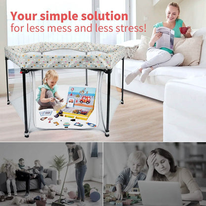 Portable Folding Playard for Babies, Toddler Indoor &amp; Outdoor Play