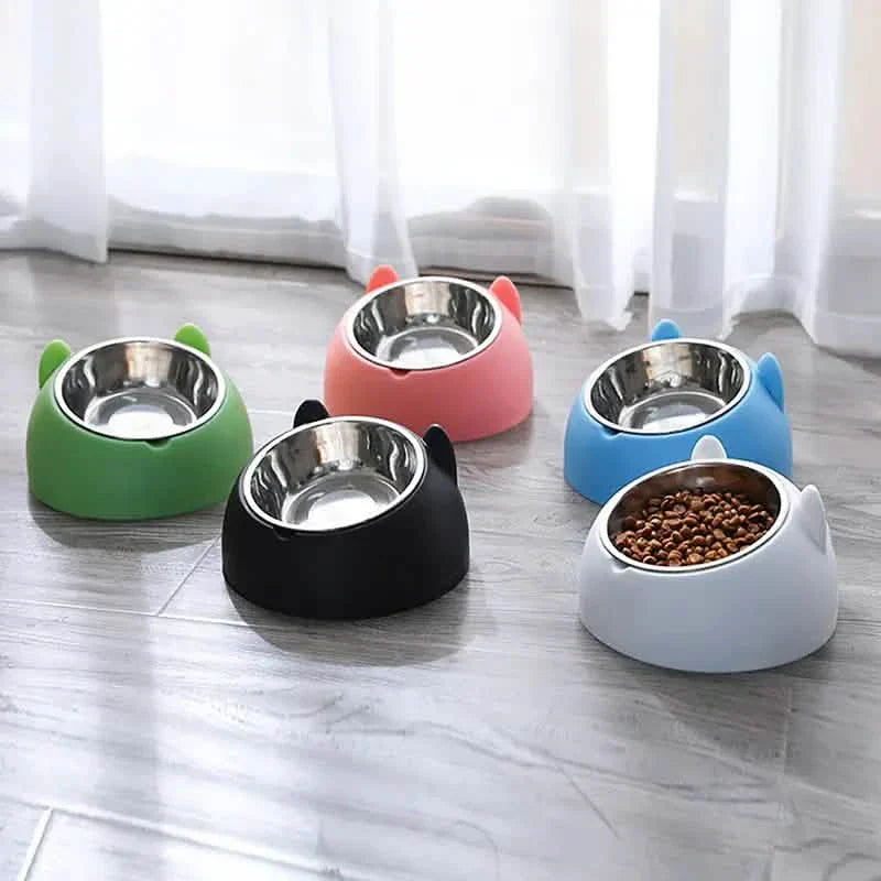 Premium Stainless Steel Cat &amp; Dog Bowls - Non Slip Base for Food &amp; Water
