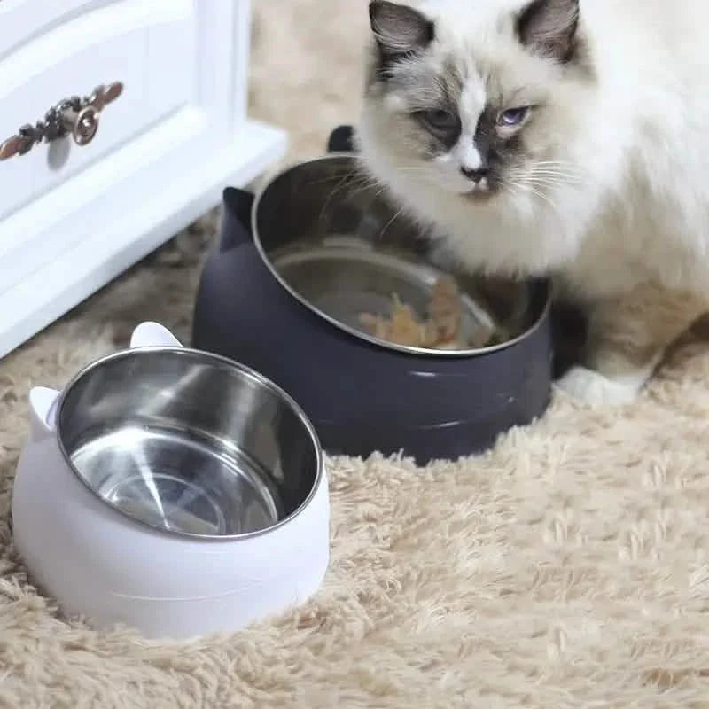 Premium Stainless Steel Cat &amp; Dog Bowls - Non Slip Base for Food &amp; Water