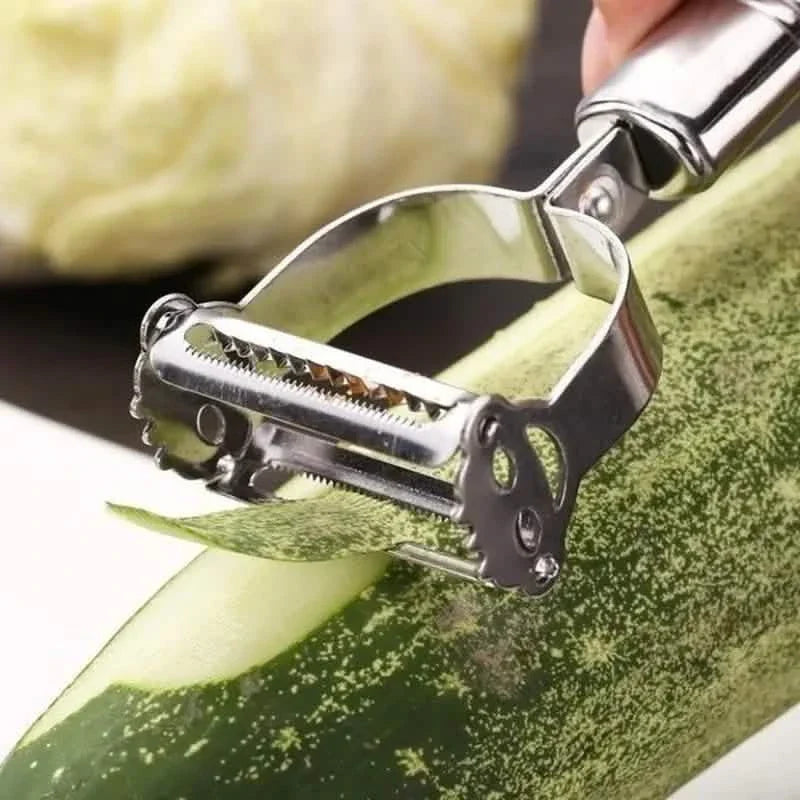 Premium Stainless Steel Vegetable Grater &amp; Peeler