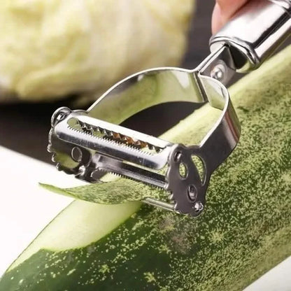 Premium Stainless Steel Vegetable Grater &amp; Peeler