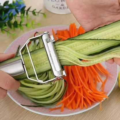 Premium Stainless Steel Vegetable Grater &amp; Peeler