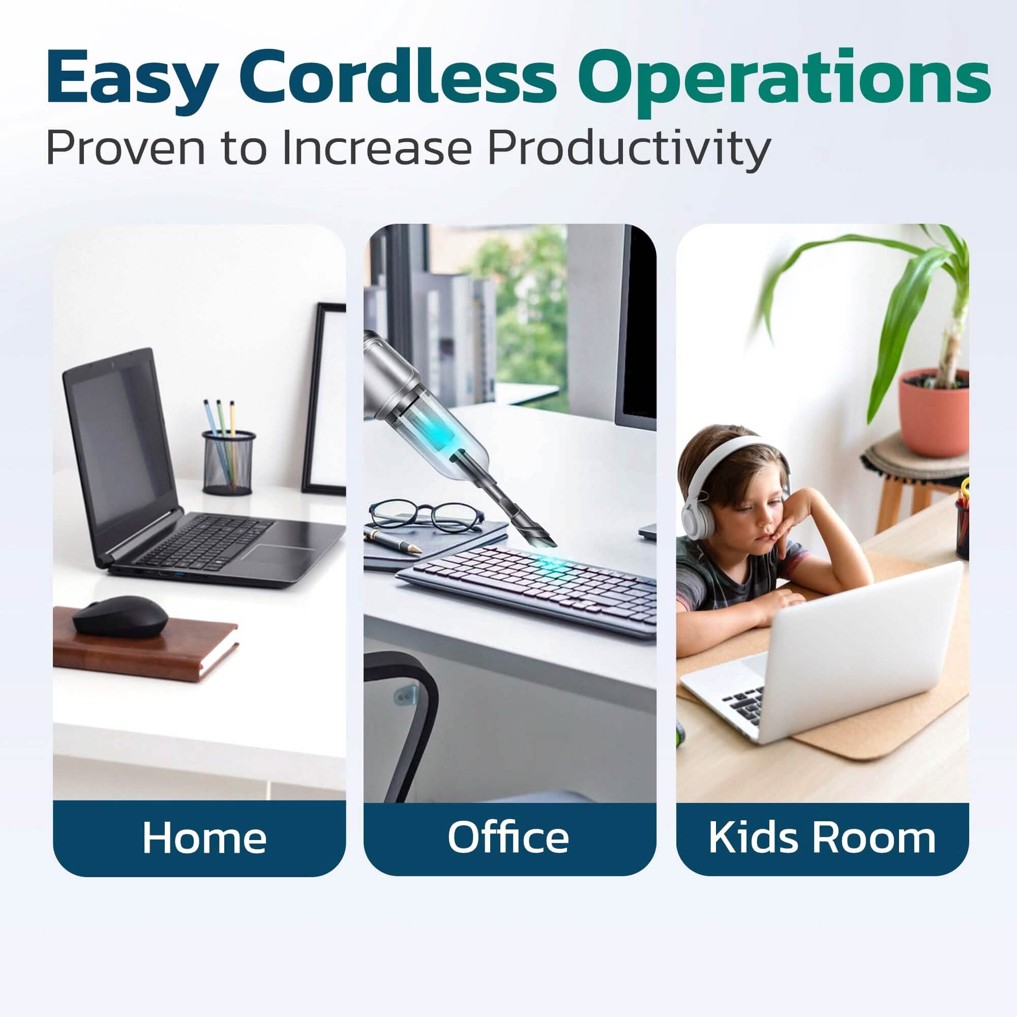 Purely C105 Keyboard Cleaner, Compressed air Duster &amp; Vacuum Cleaner