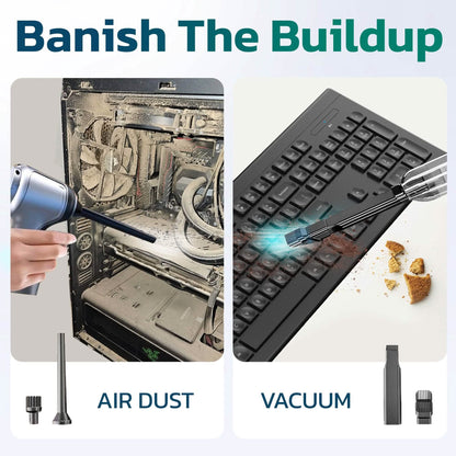 Purely C105 Keyboard Cleaner, Compressed air Duster &amp; Vacuum Cleaner