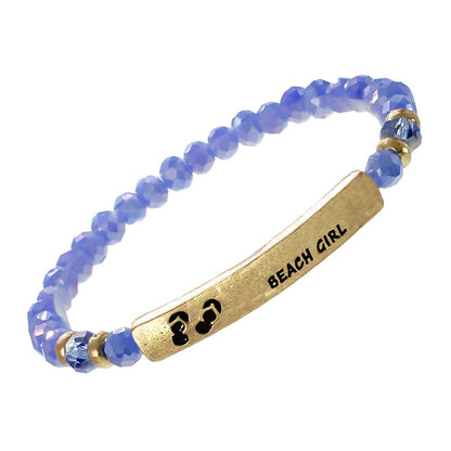 Bracelet Blue Beach Girl Trendy Fashion Jewelry Accessory