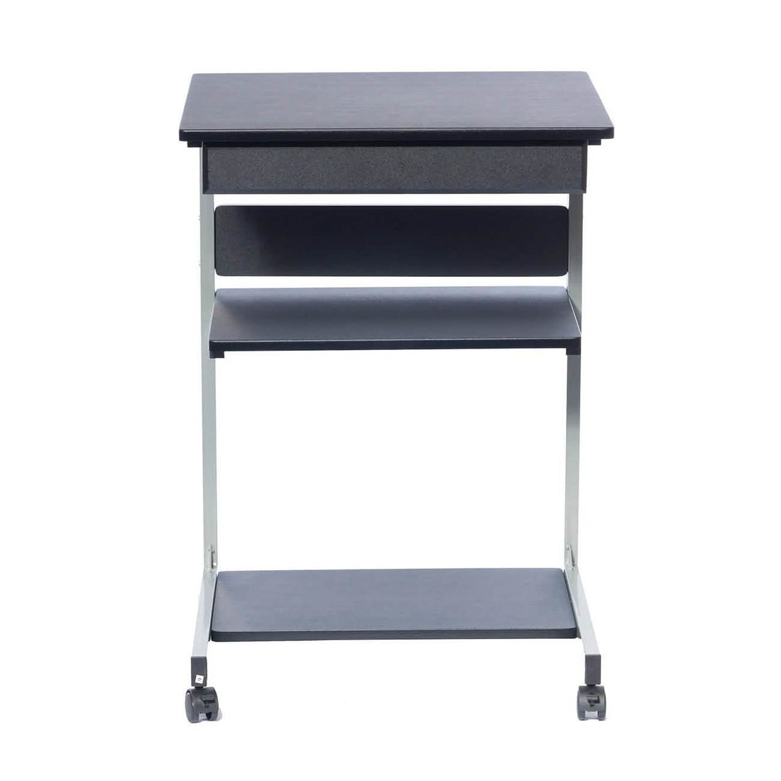 Rolling Laptop Cart with Storage