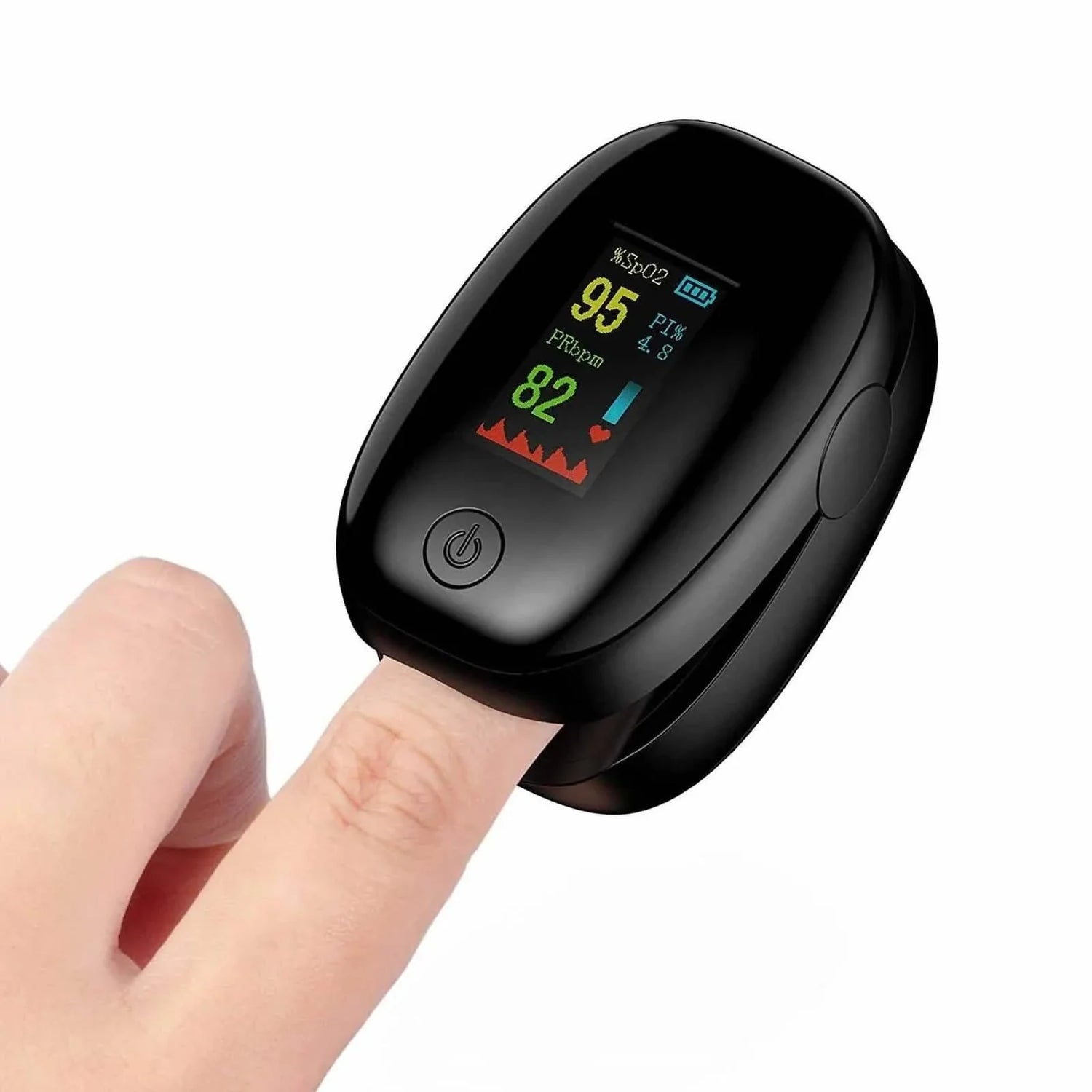 Finger Pulse Oximeter – Heart Rate &amp; SPO2 Monitor