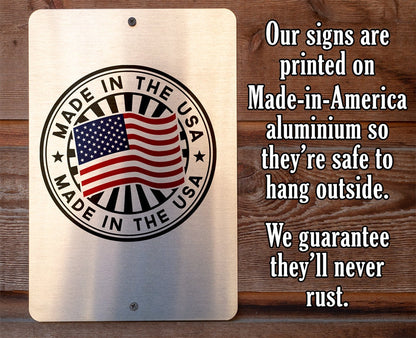 Sarcasm Now Being Served Daily - Metal Sign