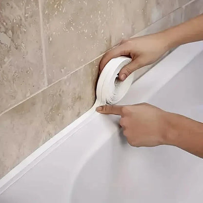 Self-Adhesive Waterproof Caulk Strip - Moisture-Resistant Sealing Tape for Kitchen &amp; Bathroom
