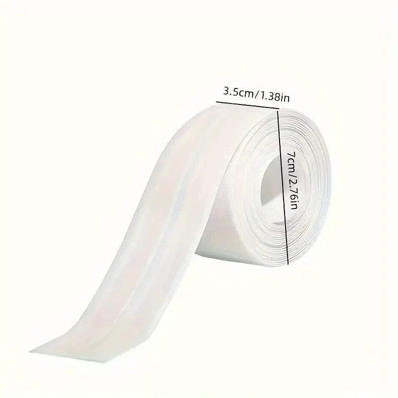 Self-Adhesive Waterproof Caulk Strip - Moisture-Resistant Sealing Tape for Kitchen &amp; Bathroom
