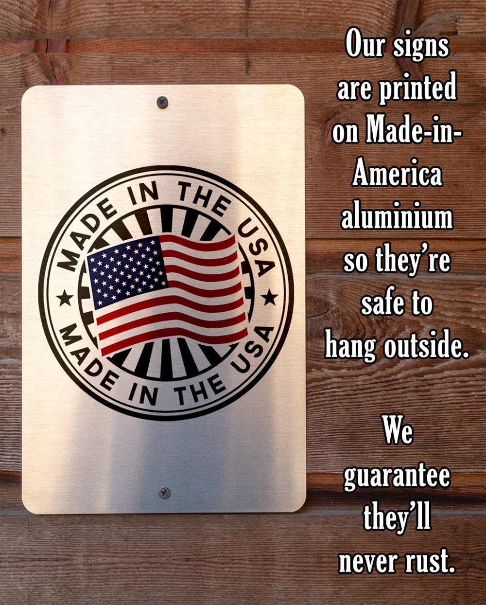 Snack Bar Menu - Metal Sign