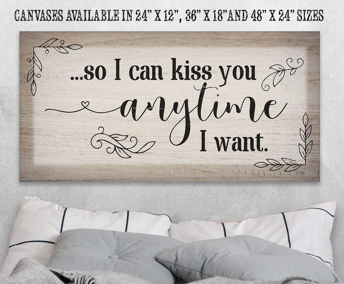 So I Can Kiss You - Canvas