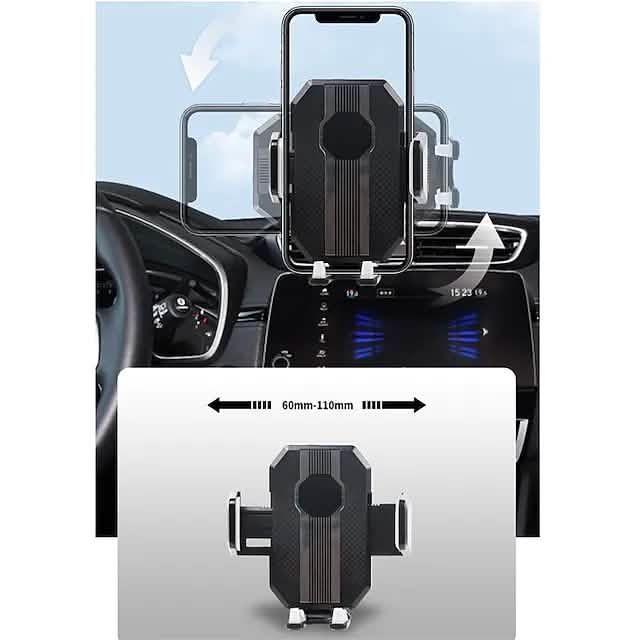 Solid &amp; Durable Car Phone Holder Mount for Dashboard Windshield Long Arm Strong Suction Cell Phone Car Mount