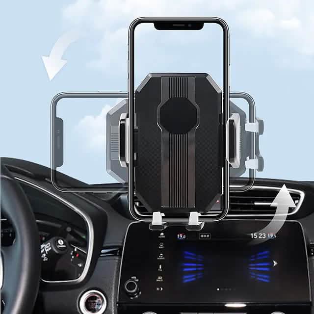 Solid &amp; Durable Car Phone Holder Mount for Dashboard Windshield Long Arm Strong Suction Cell Phone Car Mount