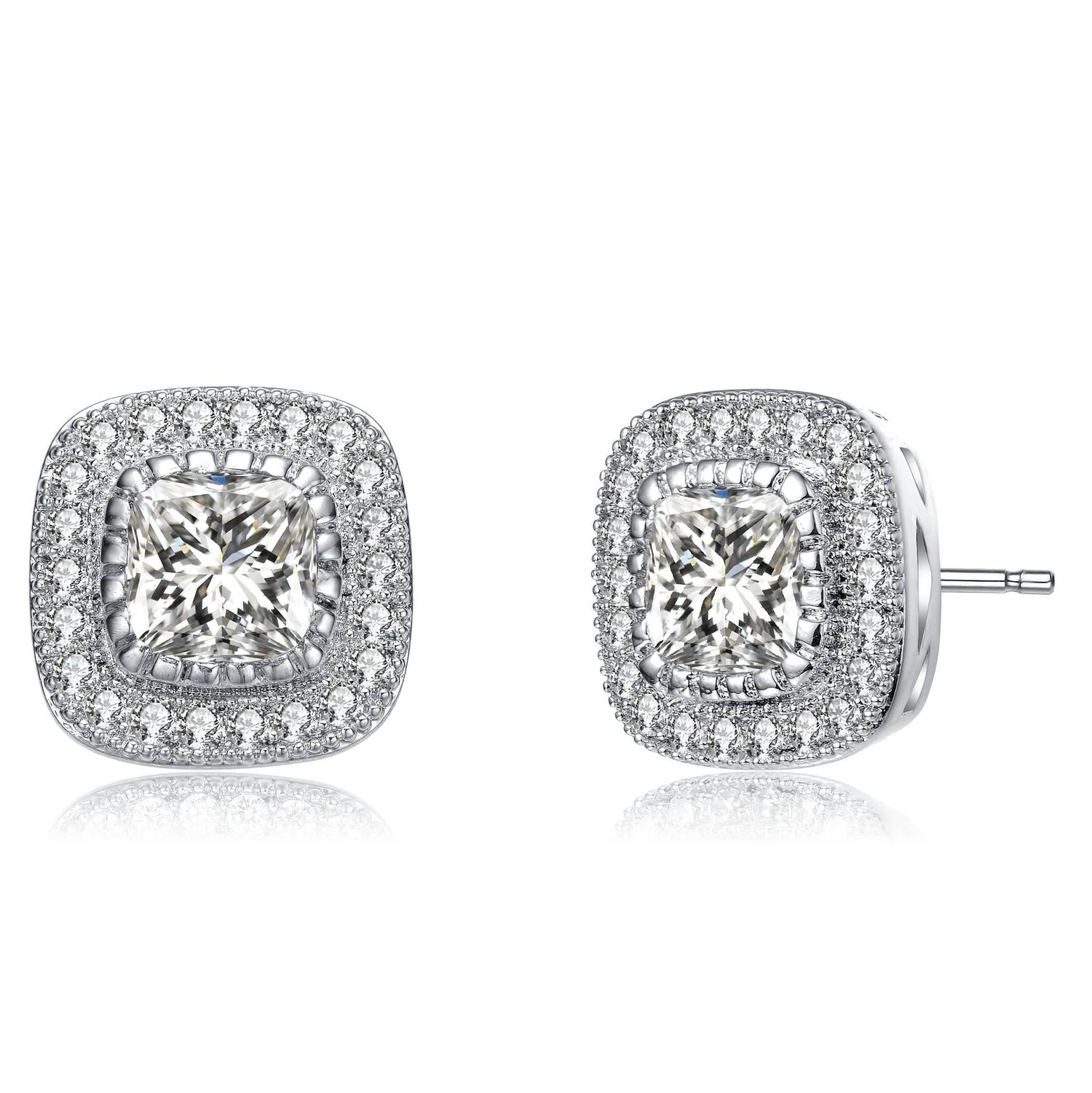 Square Stud Earrings