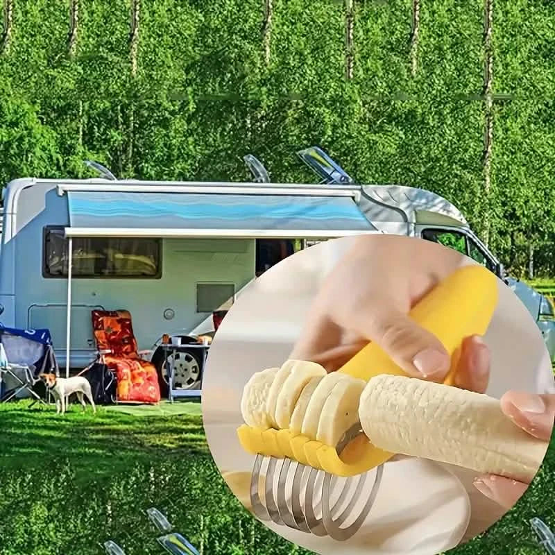 Stainless Steel Banana &amp; Cucumber Slicer