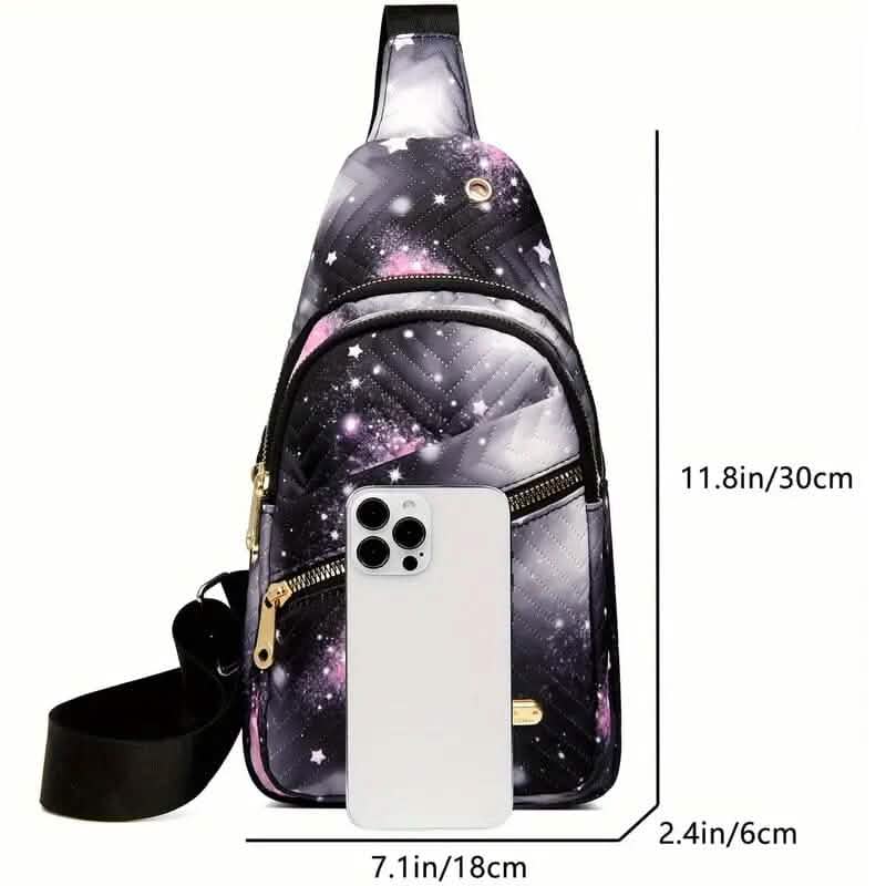 Stylish Chic Quilted Lightweight &amp; Comfortable Crossbody Chest Bag
