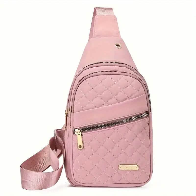 Stylish Chic Quilted Lightweight &amp; Comfortable Crossbody Chest Bag