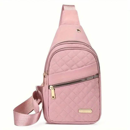 Stylish Chic Quilted Lightweight &amp; Comfortable Crossbody Chest Bag