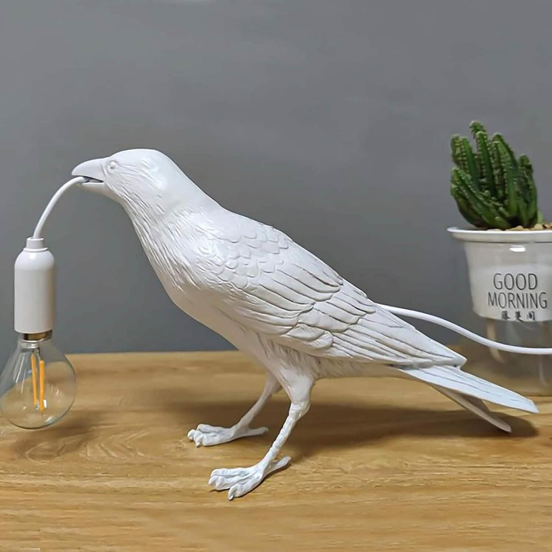 The Gothic Crow USB Port Lamp