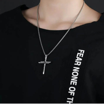 Titanium Steel Casting Steel Nails Cross Men&
