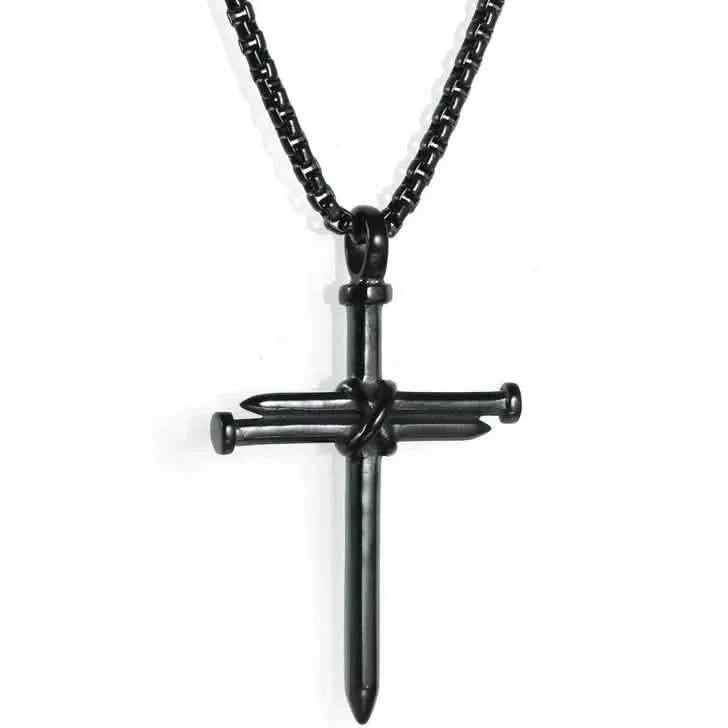 Titanium Steel Casting Steel Nails Cross Men&