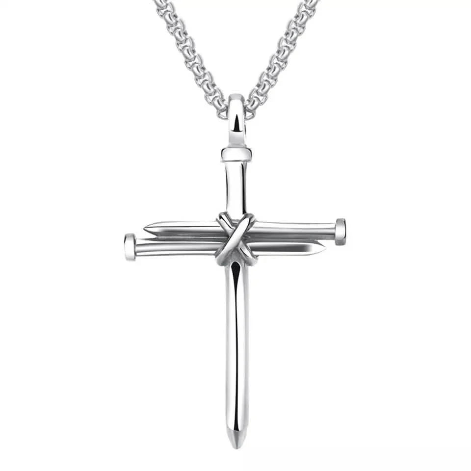 Titanium Steel Casting Steel Nails Cross Men&