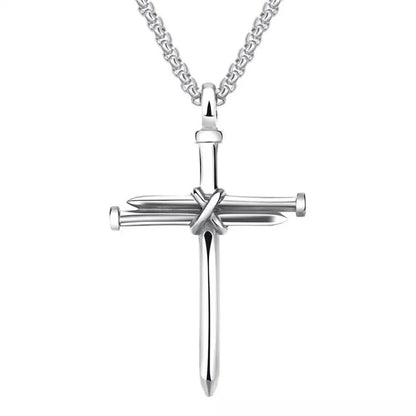 Titanium Steel Casting Steel Nails Cross Men&