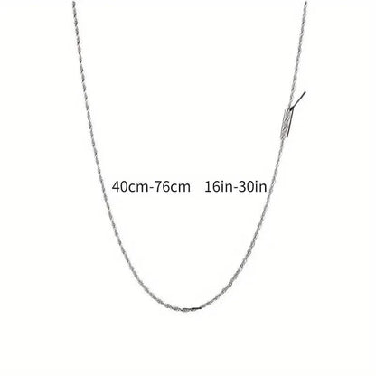 Twist Rope Chain Necklace Women&