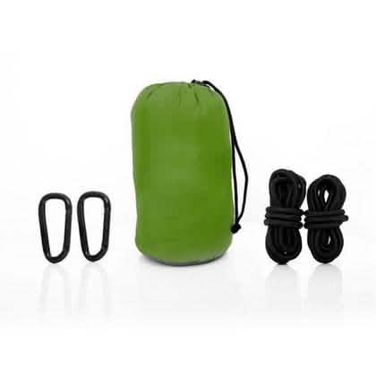 Two-Person Parachute Hammock with Built-in Mosquito Net &amp; Carry Pouch