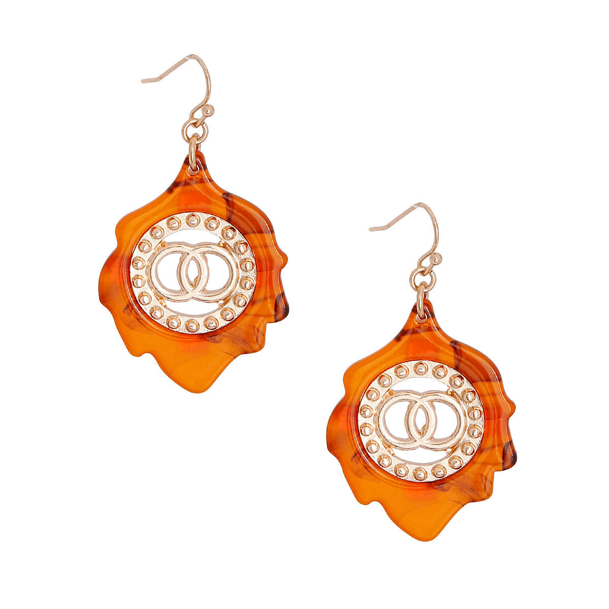 Tortoiseshell Statement Earrings – Trendy Fashion Jewelry Accessory