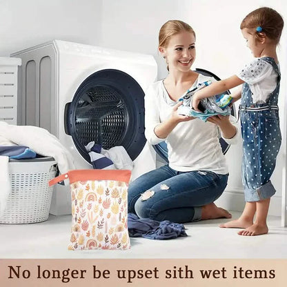 Waterproof Reusable Wet Bag Wet Dry Bags For Cloth Diapers &amp; Breast Pump Parts