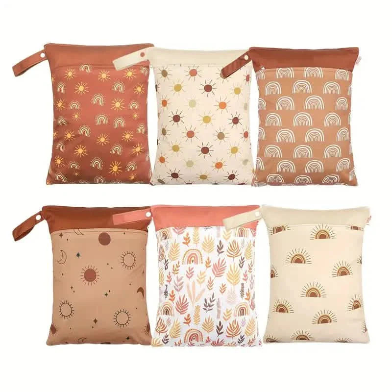 Waterproof Reusable Wet Bag Wet Dry Bags For Cloth Diapers &amp; Breast Pump Parts