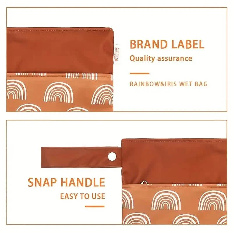 Waterproof Reusable Wet Bag Wet Dry Bags For Cloth Diapers &amp; Breast Pump Parts