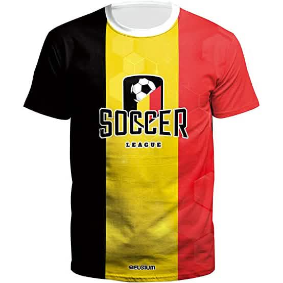 World Cup 2022 Soccer Jersey Women &amp; Mens Football T-Shirts Belgium