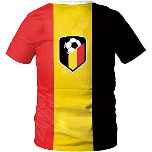 World Cup 2022 Soccer Jersey Women &amp; Mens Football T-Shirts Belgium